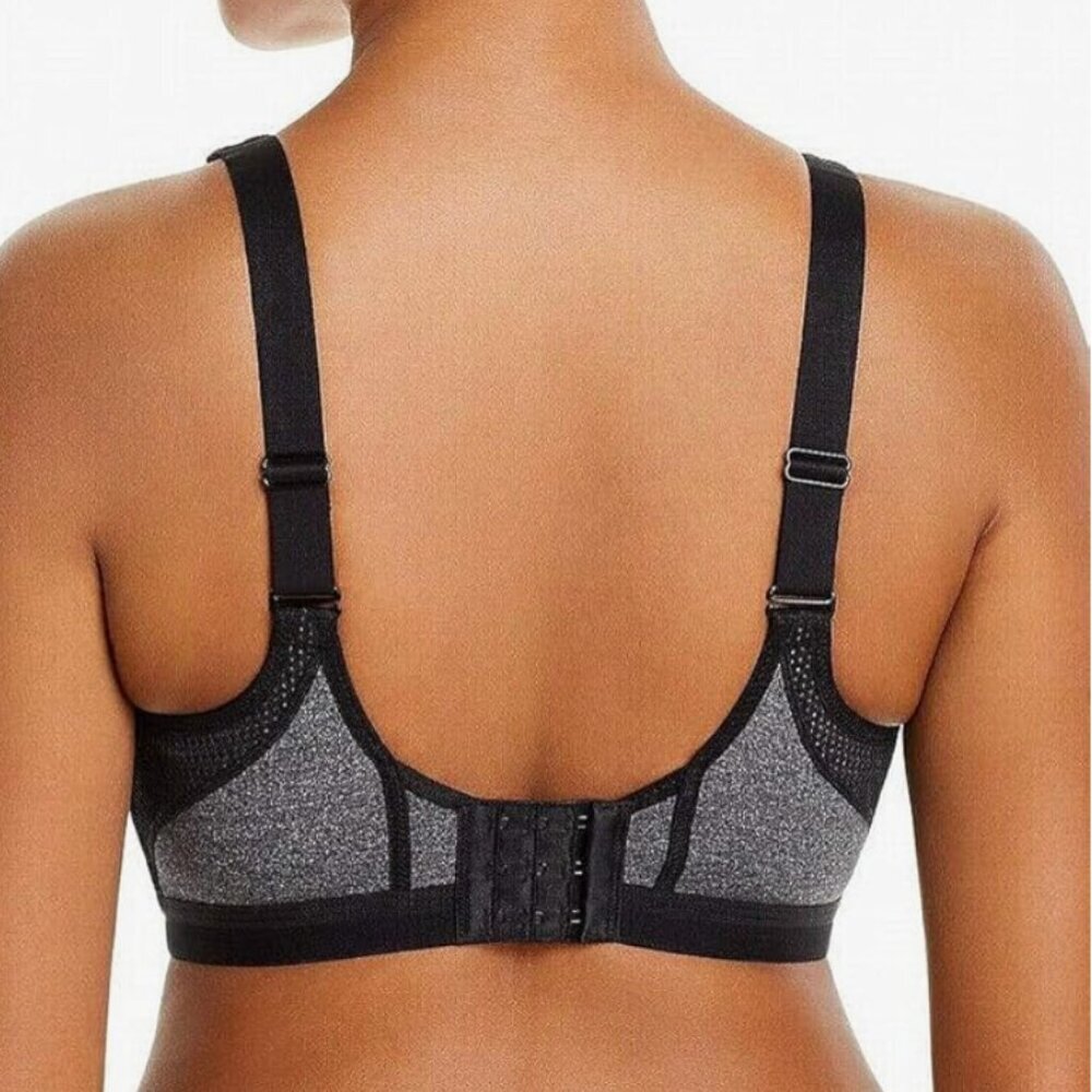 WACOAL Brandi Sport Underwire Bra in Gray Heather Support Athleisure - Size 34D - Picture 2 of 13
